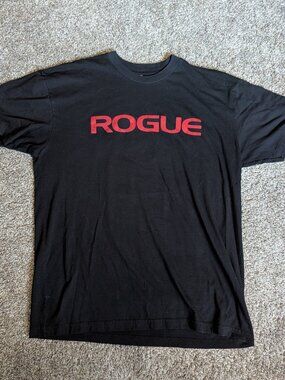 Rogue Firness Black Size XL Short Sleeve Lifting/Crossfit/Training Shirt